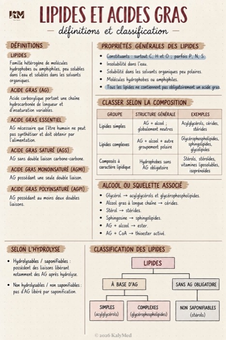 Première page — Lipides et acides gras