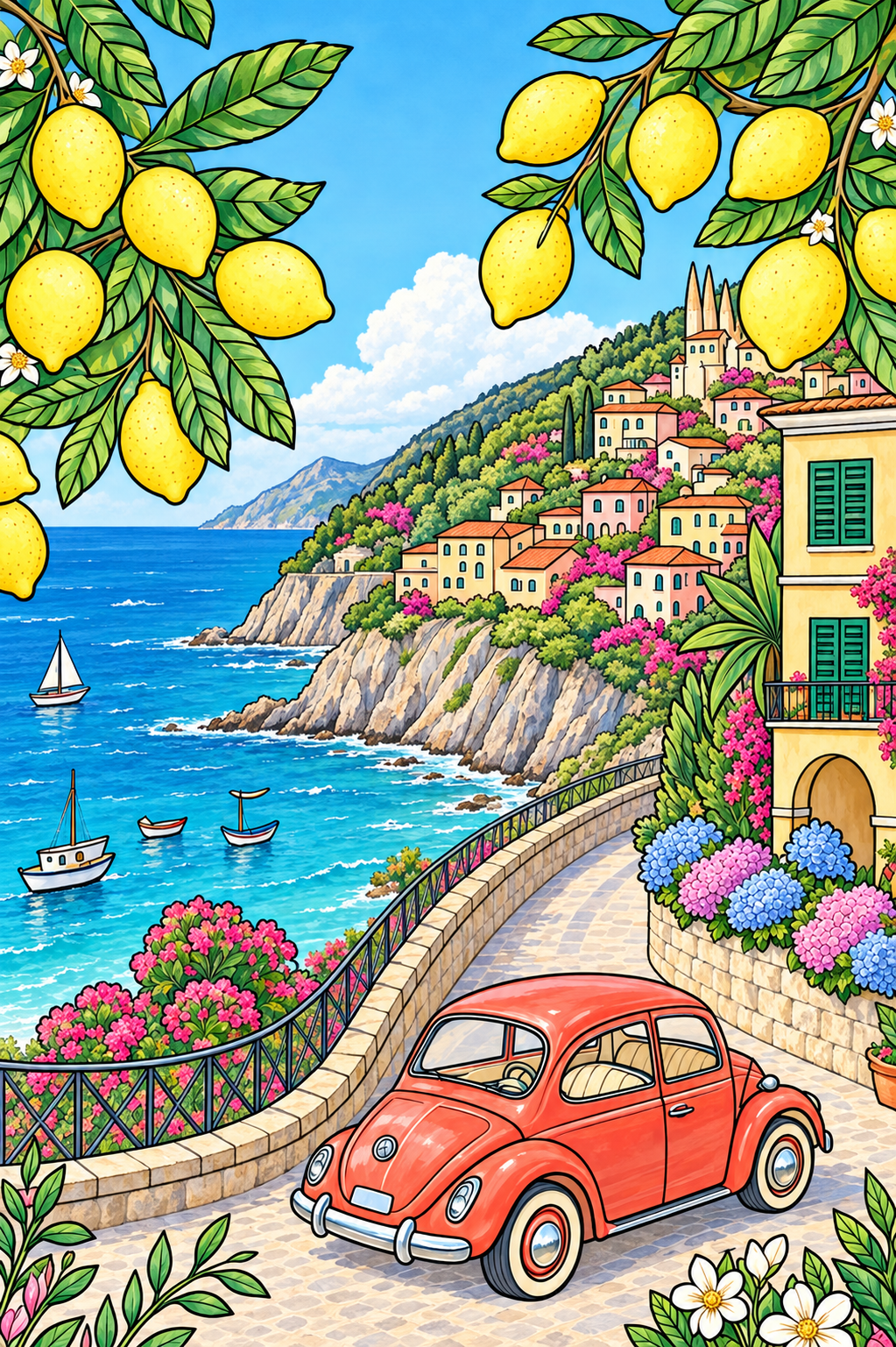 La route des citronniers