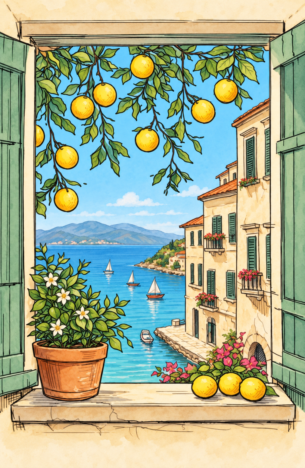 La fenêtre aux citrons