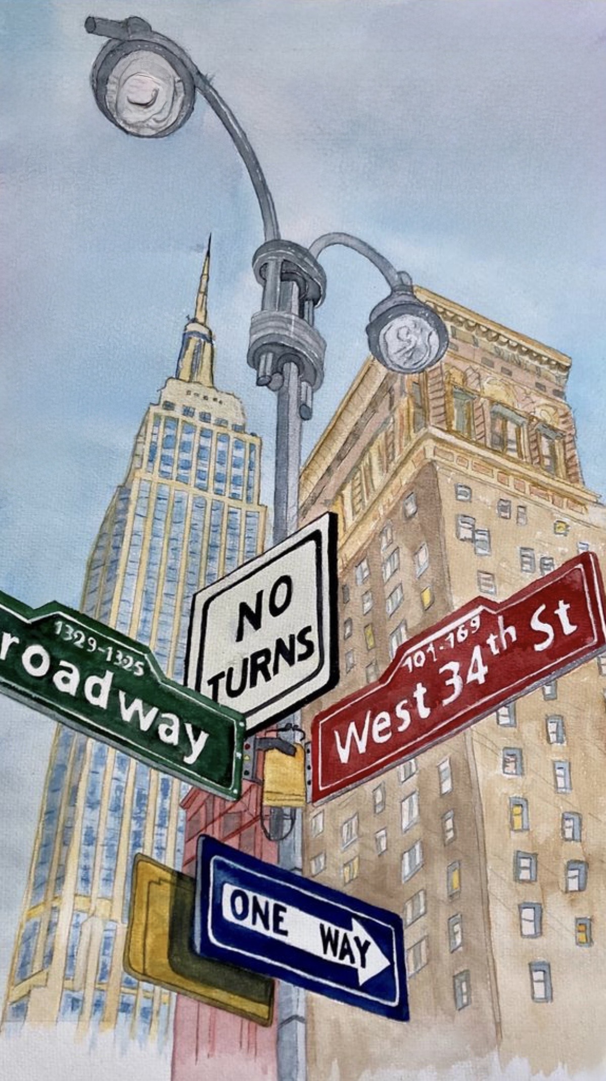 Les panneaux de New York