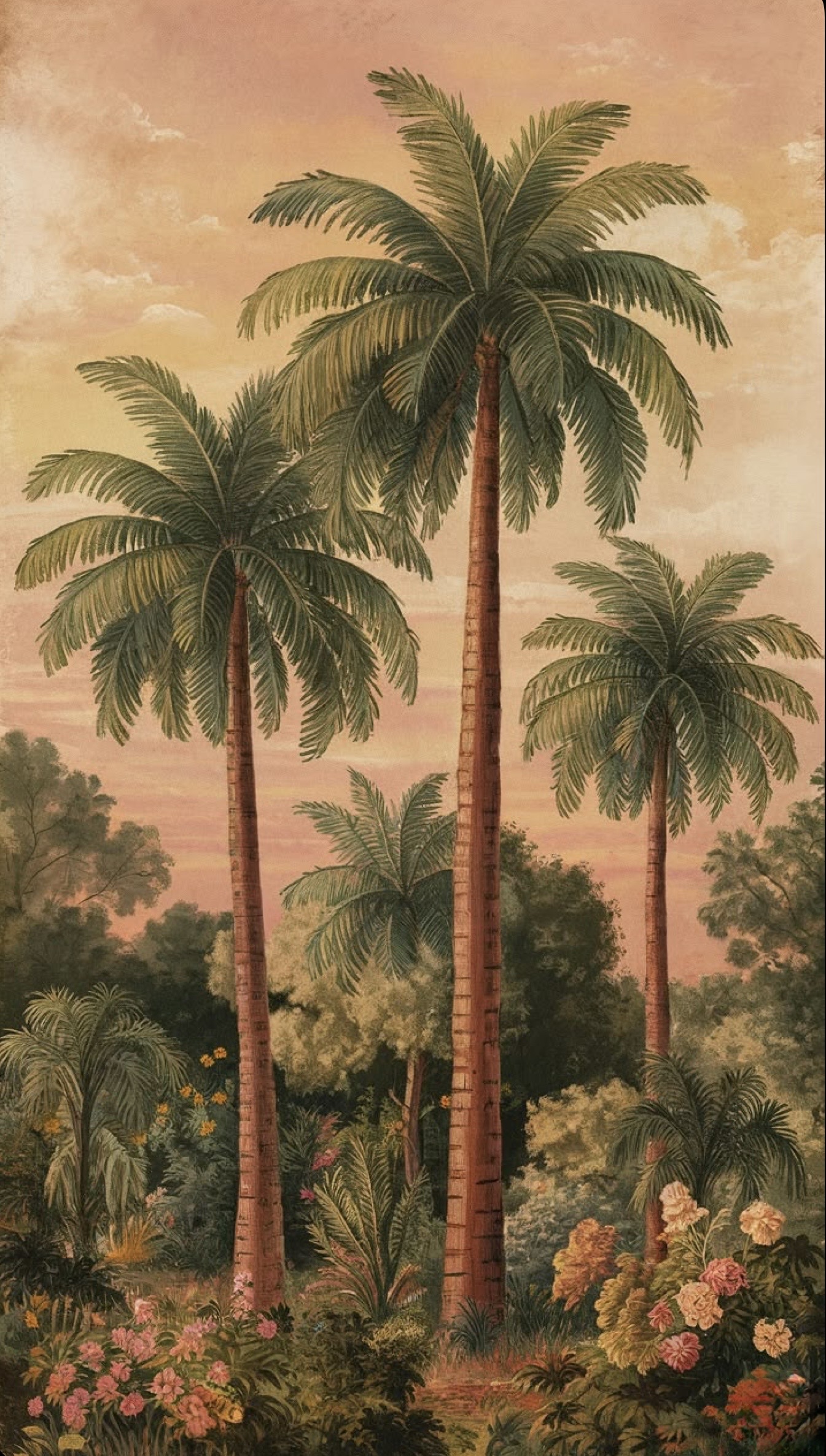 Le jardin de palmiers
